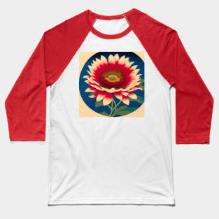 Chrysanthemum A Study in Japanese Style Baseball T-Shirt